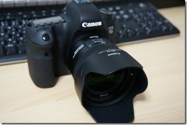 6Dと普通のレンズフード